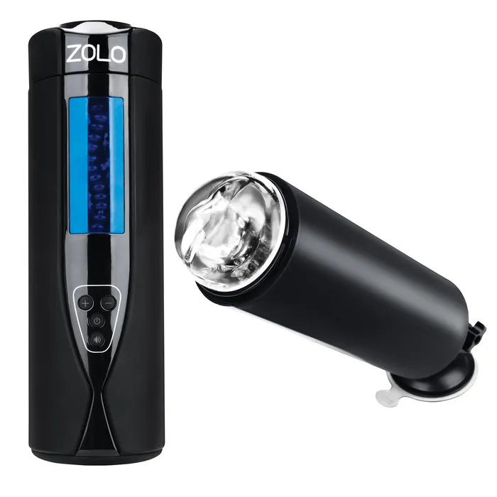 XGEN Male Sex Toys Zolo Tornado Rechargeable Masturbator Black
