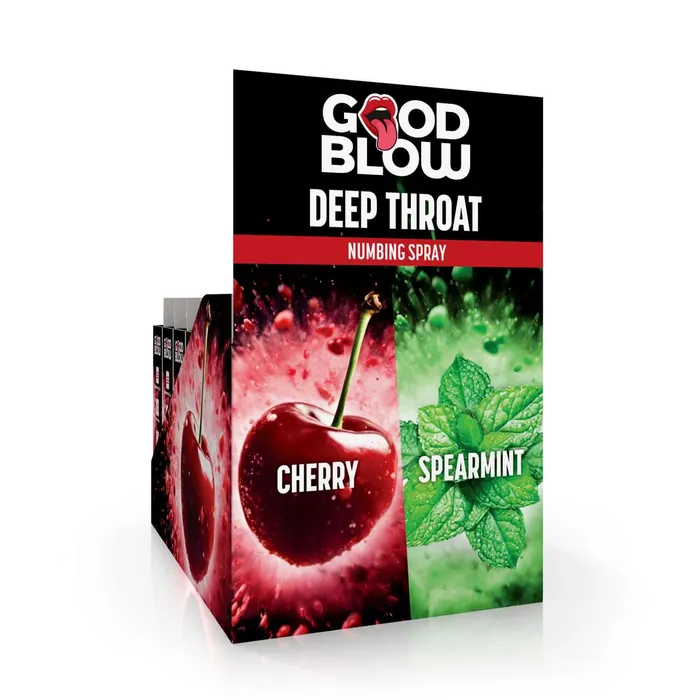 XR Brands Anal Deep Throat Numbing Spray Pop Display Cherryspearmint 24 Pcs XR Brands Anal Deep Throat Numbing Spray Pop Display Cherryspearmint 24 Pcs