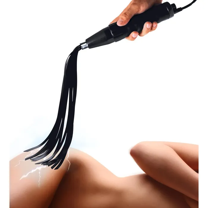 XR Brands Female Sex Toys Extreme Twilight Flogger Silicone eStim Attachment XR Brands Female Sex Toys Extreme Twilight Flogger Silicone eStim Attachment