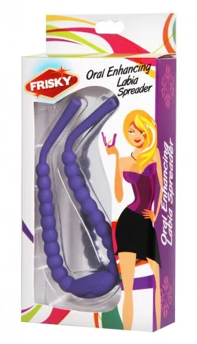 XR Brands Frisky Vibrators Oral Enhancing Hands Free Labia Spreader