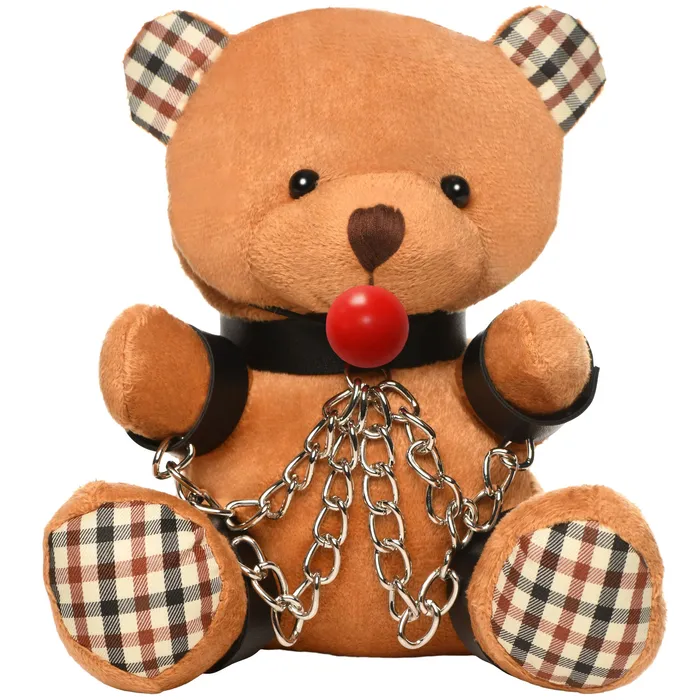 XR Brands Gagged Teddy Bear Plush Vibrators