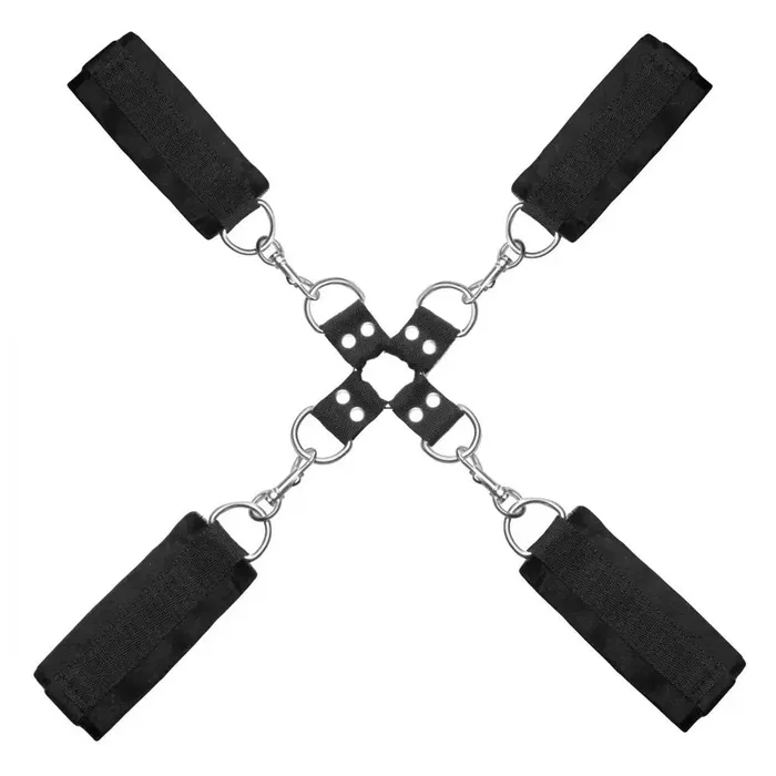 XR Brands Male Sex Toys Beginner Fleece Hog Tie System XR Brands Male Sex Toys Beginner Fleece Hog Tie System