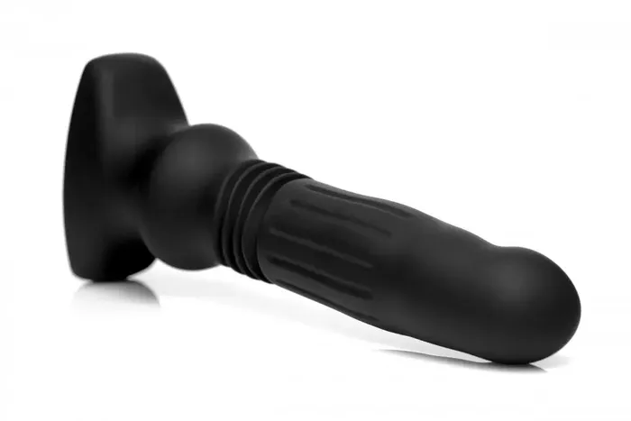 XR Brands Male Sex Toys Swelling and Thrusting Anal Plug with Remote Control
