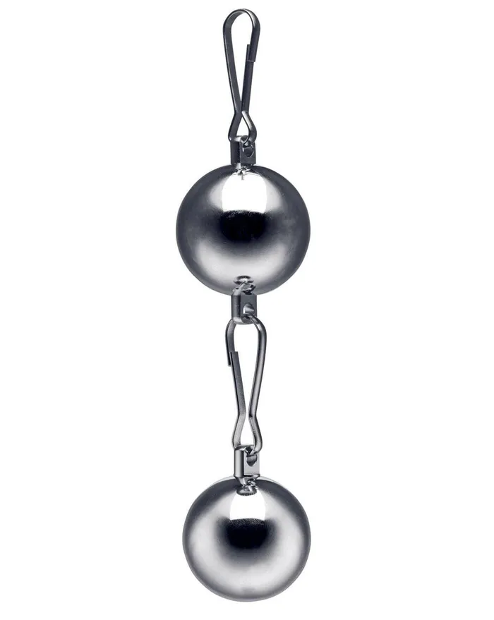 XR Brands Master Series Male Sex Toys Oppressors Orb 8 Oz Ball Weight With Connection Point XR Brands Master Series Male Sex Toys Oppressors Orb 8 Oz Ball Weight With Connection Point
