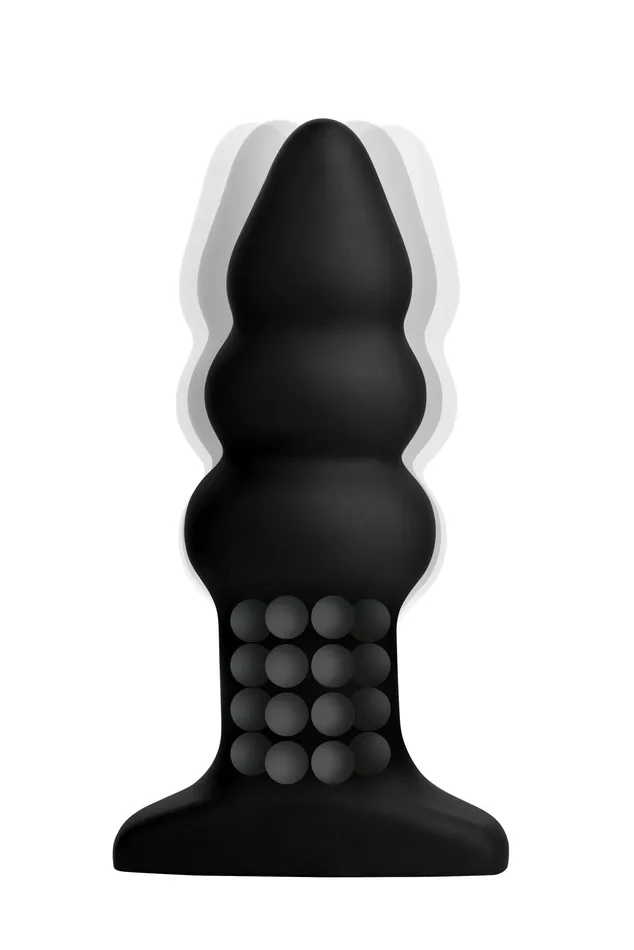 XR Brands Rimmers Male Sex Toys Rimmer Model I Rippled Rimming Plug With Remote XR Brands Rimmers Male Sex Toys Rimmer Model I Rippled Rimming Plug With Remote