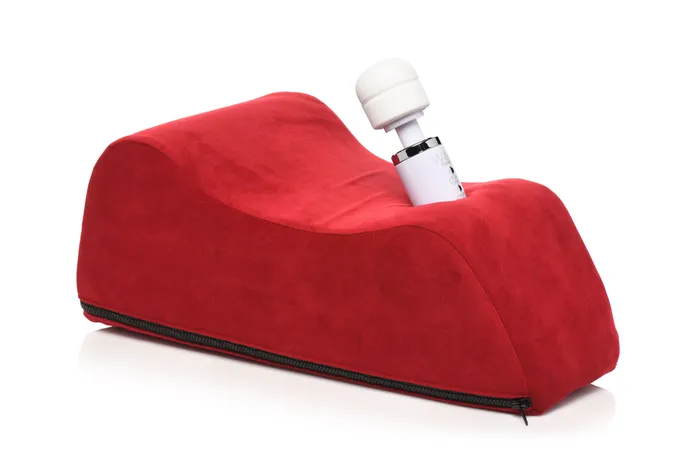 XR Brands Vibrators Delux Wand Saddle Red